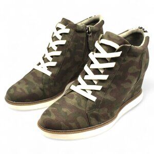 Dr. Scholl S Jones Women S Printed Lace-up Wedge Booties Fashionable and Comfort